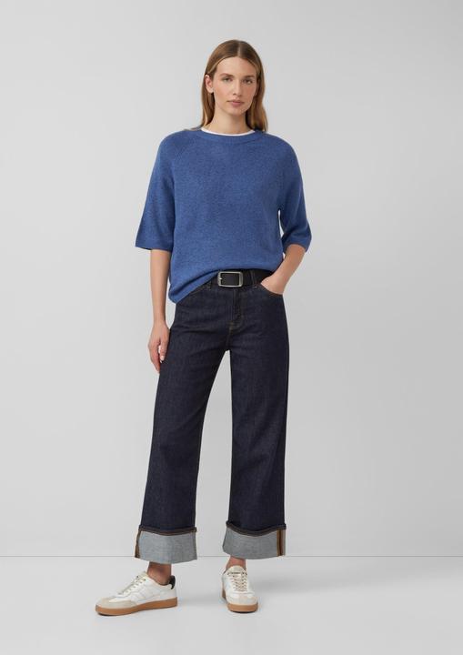 Produktbild s.Oliver Strickpullover Kurzarmpullover aus Alpakamix (46)