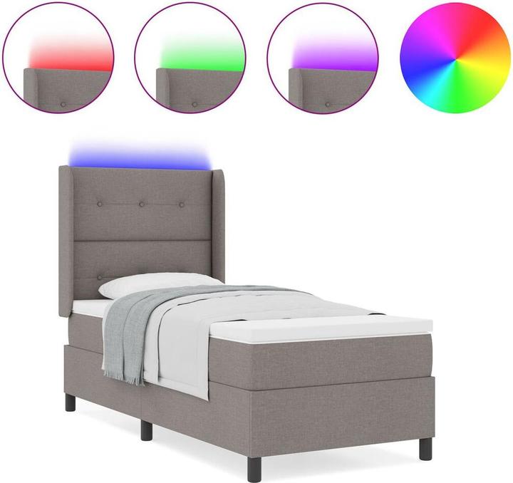 Produktbild vidaXL Boxspringbett (100 x 200 cm)