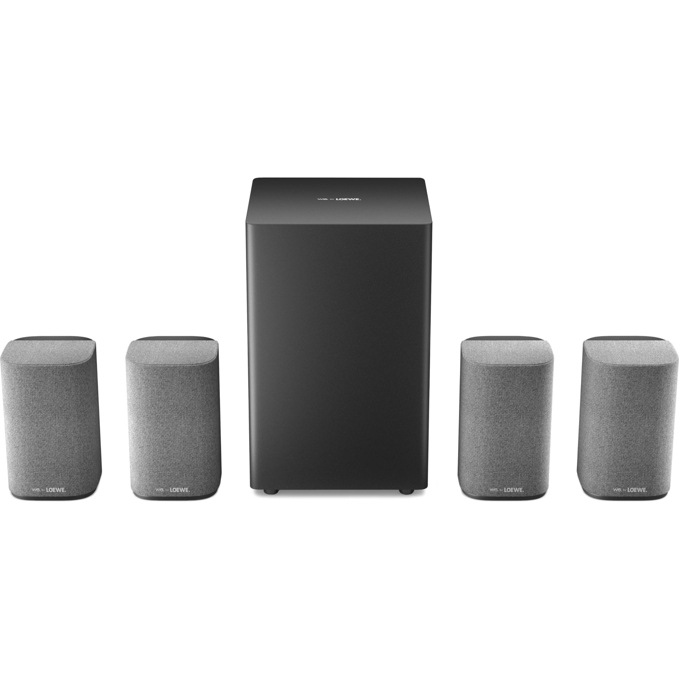 Loewe We. Boost - Ash Grey (1 pz., 720 W), Hi-Fi + Altoparlante home cinema, Grigio, Nero