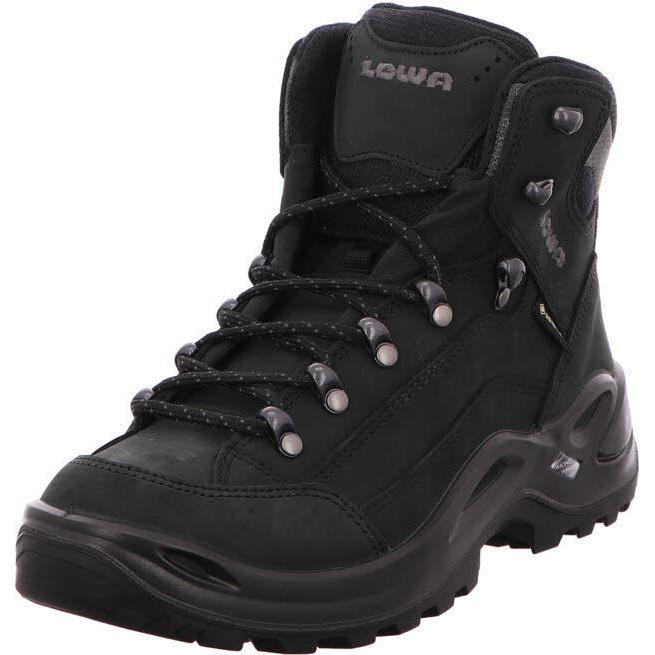 Lowa, Damen, Wanderschuhe, Renegade Gtx Mid Ws (40), Schwarz