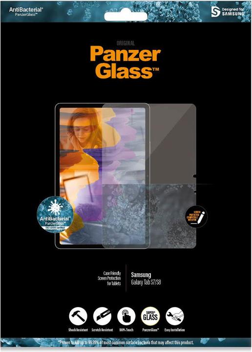 Productafbeelding PanzerGlass Geval Vriendelijk (1 Stuk, Galaxy Tab S8)