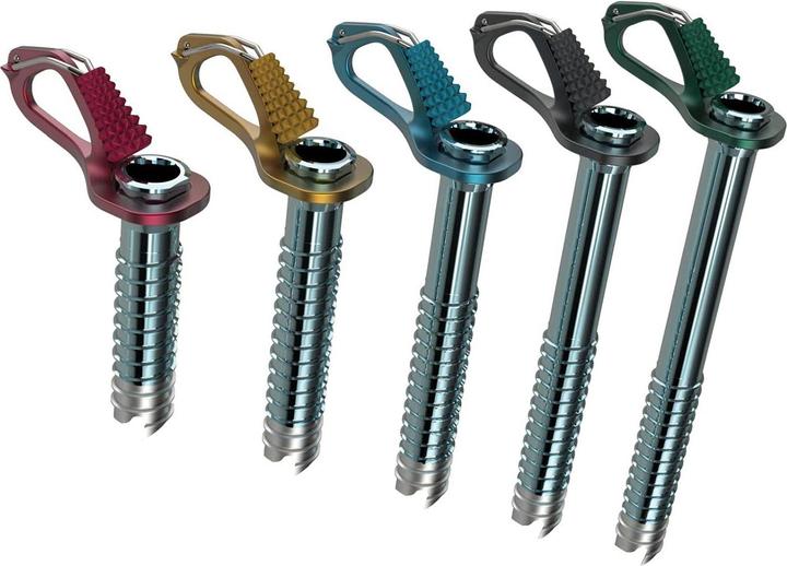 Actual product image Blue Ice Aero Lite ice screw