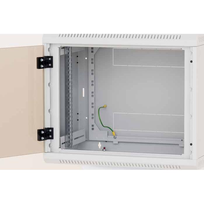 Thumbnail - Triton 19" Wandverteiler RBA, einteilig, 12 HE (12 HE, 19 Zoll Rack), Serverschrank, Grau