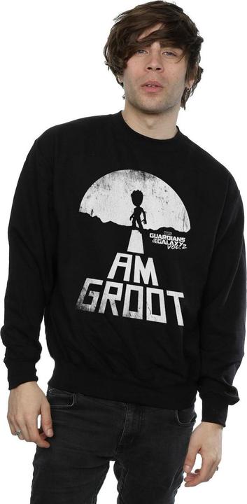 Actual product image Mens Guardians Of The Galaxy I Am Groot White Sweatshirt (XL)