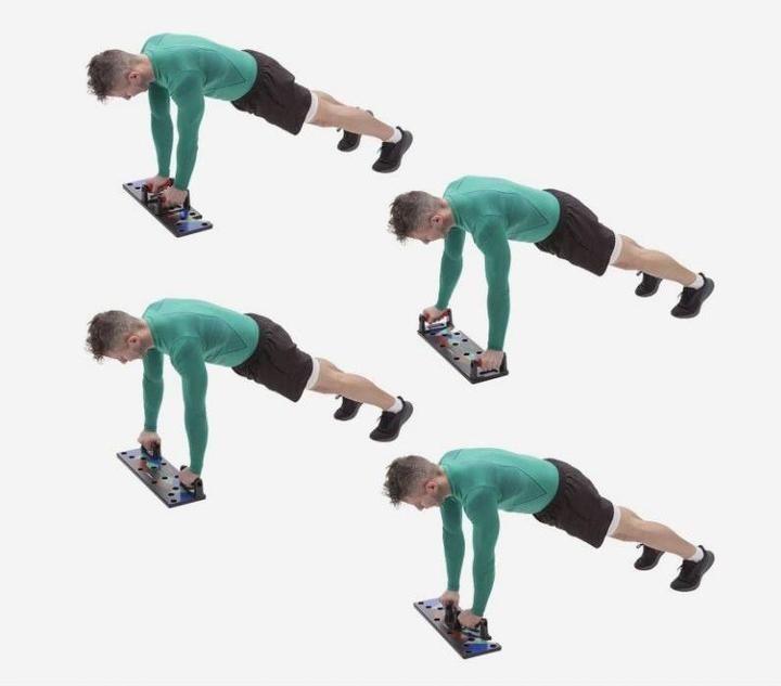 Actual product image HMS Pu10 Red Multifunctional Push-Up-Board