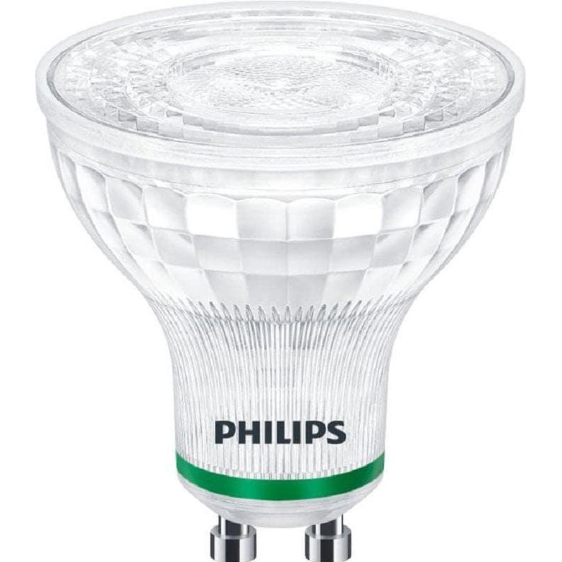 Philips, Leuchtmittel, LEDspot UE 2,4 Watt GU10 230V 830 warmweiss 380 Lumen (GU10, 2.40 W, 380 lm, 1 x, B)