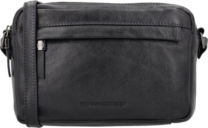 Micmacbags Hide & Stitches Porto Umhängetasche - Donker Navy - 100% Leder