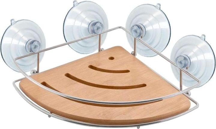 Produktbild Axentia Eckregal Bonja, Bambus, 1 Boden (20 x 8.50 x 20 cm)