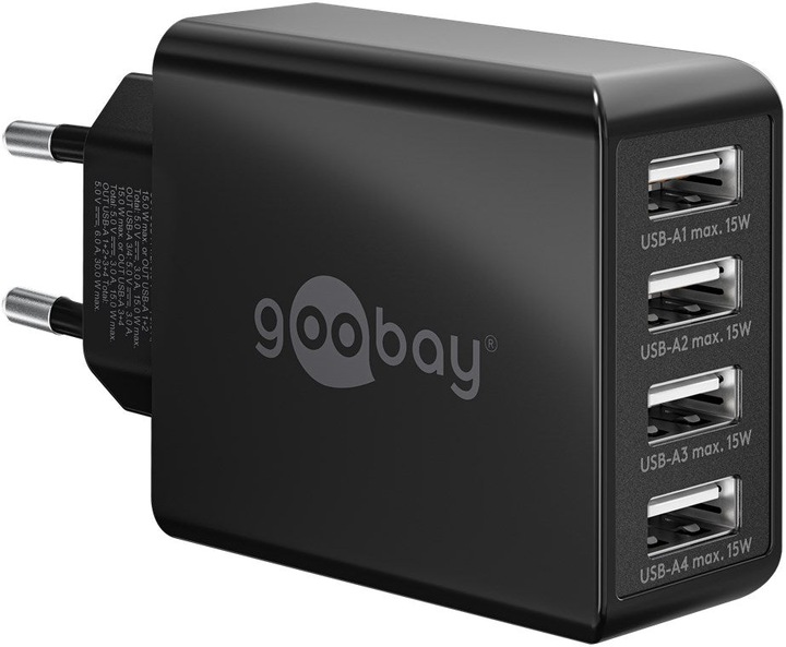 Produktbild Goobay 4-fach Charger (30 W)
