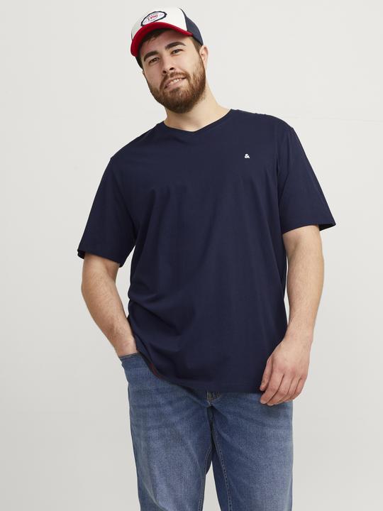 Actual product image Jack & Jones Plus Size Unicoloured T-shirt T-shirt (L, XXL)