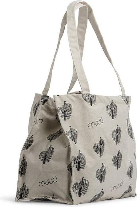 Produktbild muud shopper recycled Häkelmuster 42x38 cm