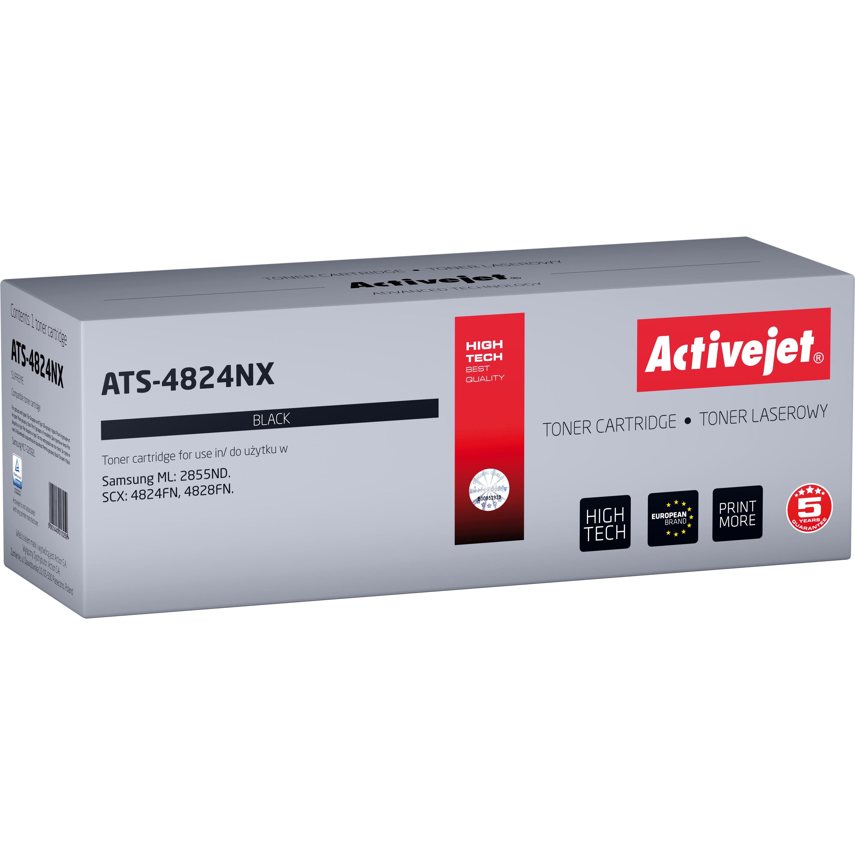 Activejet, Toner, ATS-4824NX Tonerkartusche für Samsung-Drucker Samsung MLT-D2092L-Ersatz Höchste (BK)