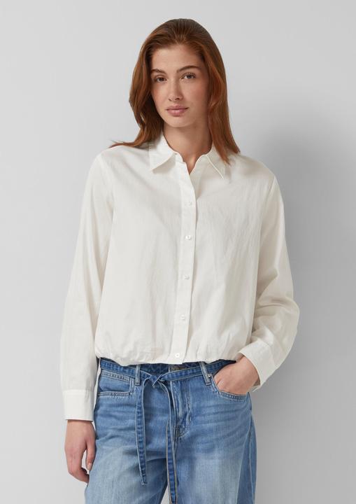 Immagine prodotto s.Oliver Bluse Baumwollsatin-Bluse mit Raffung (36)