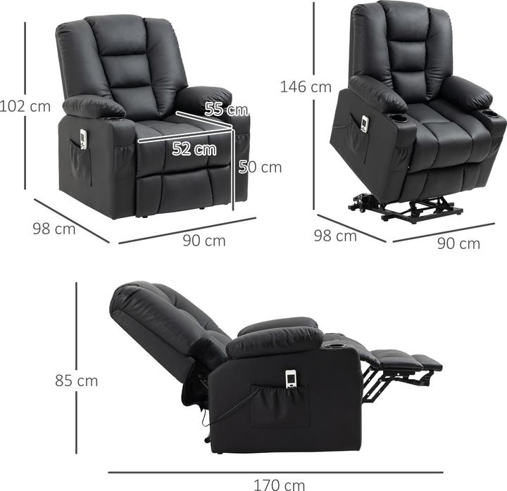 Produktbild Jamb Massagesessel mit Aufstehhilfe