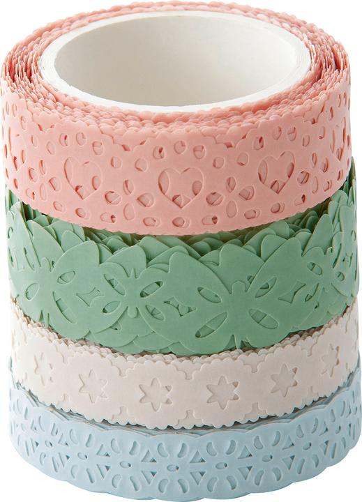 Produktbild Folia Washi Dekor Spitzenbordüre Set