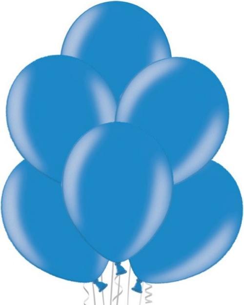 Actual product image Belbal Balloon metallic blue, Ø 30 cm, 50 pieces (50 x)