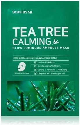 Immagine prodotto Some By Mi Glow Luminous Tea Tree Sheet Mask calmante - 25 g, per pelli problematiche (25 ml)