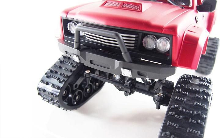 Actual product image Amewi RC AMX Pickup Truck FPV RTR red with wheels & chains 4WD (RTR Ready-to-Run)