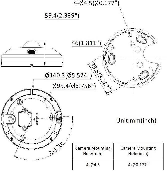 Image du produit Hikvision DS-2CD6365G1-IVS (2560 x 2560 pixels)