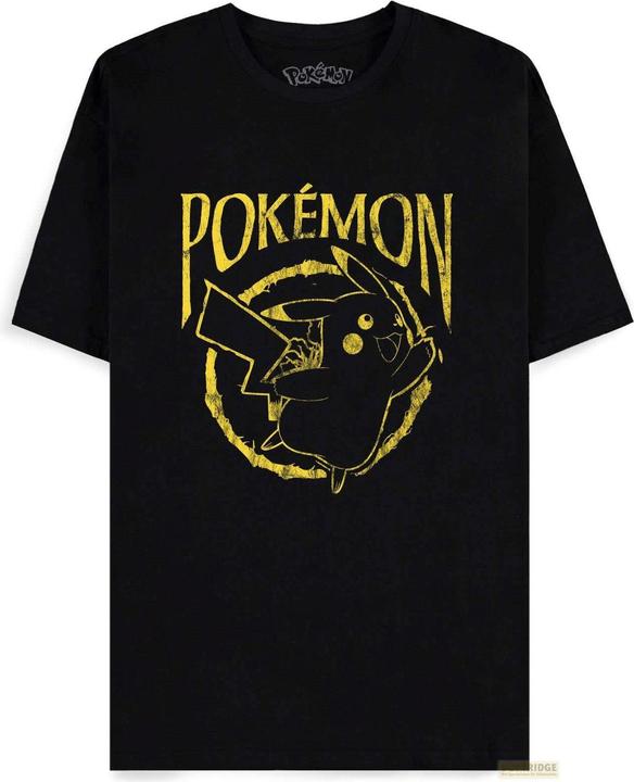 Actual product image Difuzed Pokémon - Pikachu Thunderstrike Short Sleeved T-shirt - L (L)