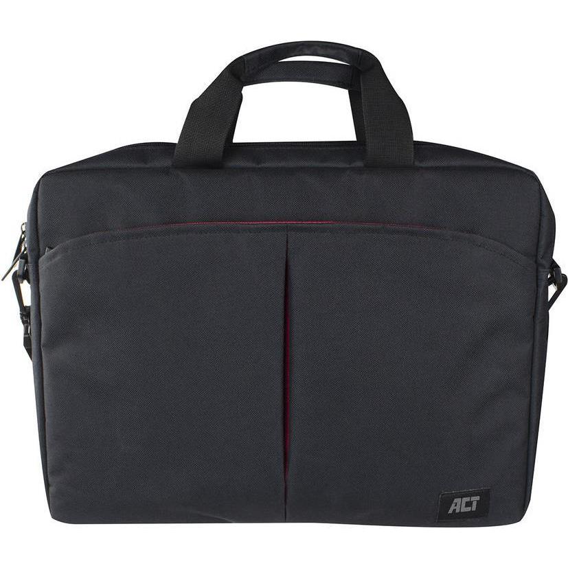 ACT Laptop shoulder bag 15 up to 16.1 inch (16.10", Universal), Notebooktasche, Schwarz