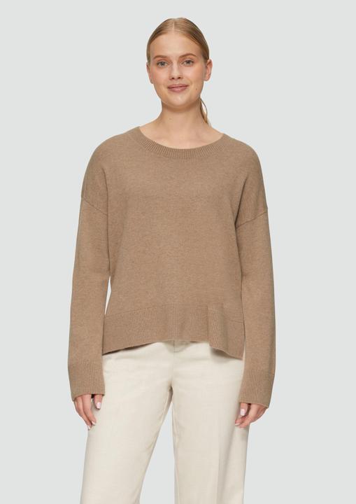 Immagine prodotto S.Oliver Strickpullover Strickpullover aus Kaschmirmix mit seitlichen Schlitzen (38)