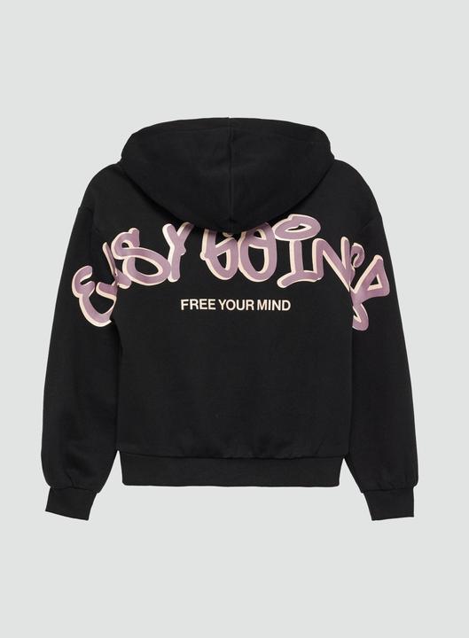 Actual product image S.Oliver Sweatshirt Wärmendes Oversized-Sweatshirt mit Rückenprint (134, 140)