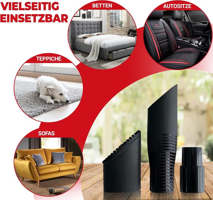 Immagine prodotto Fur Eel Staubsaugeraufsatz-Set für Tierhaare & Sand