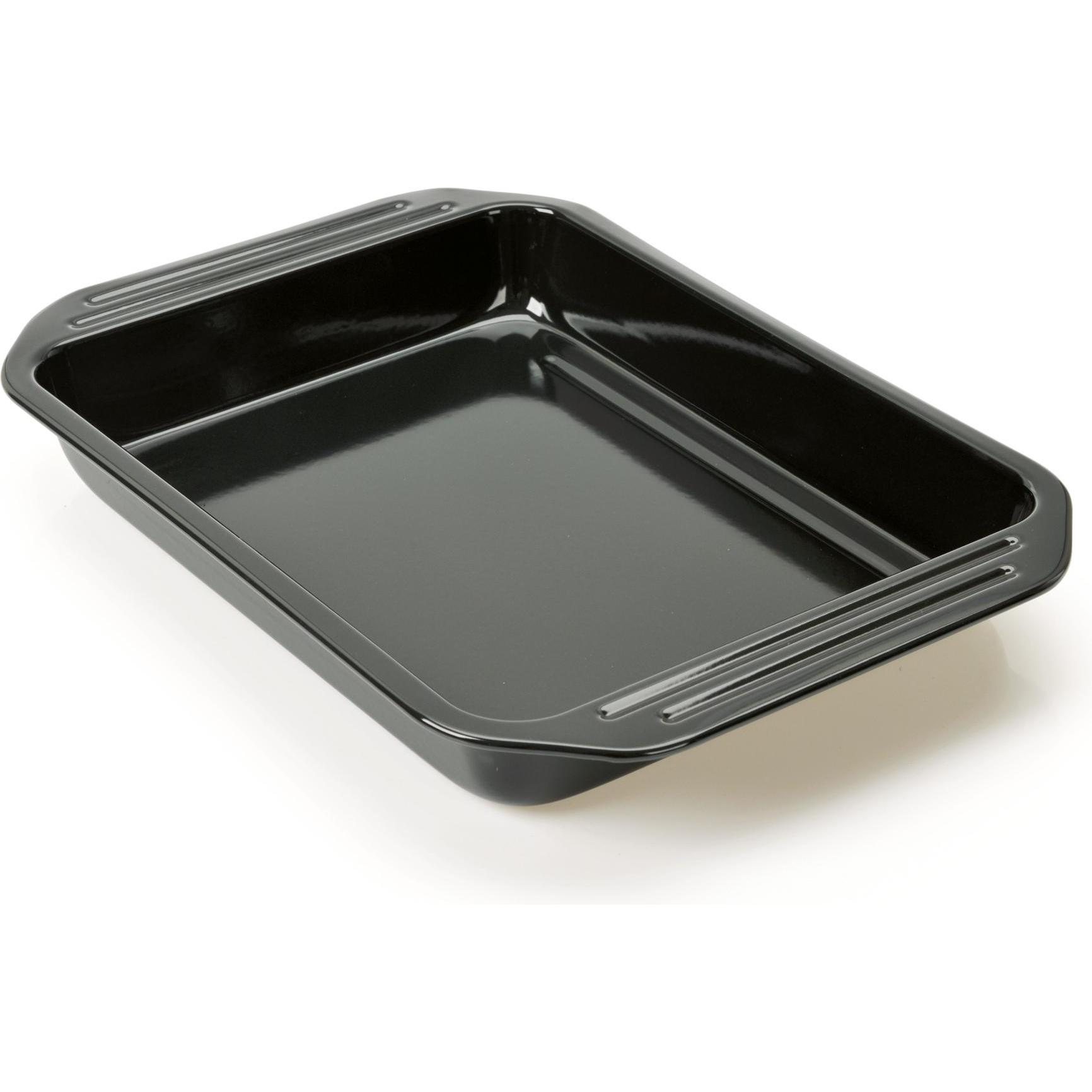 Kaiser Grill-/ Auflaufform 39,5 x 28x 5 cm Inspiration, Auflaufform, Schwarz
