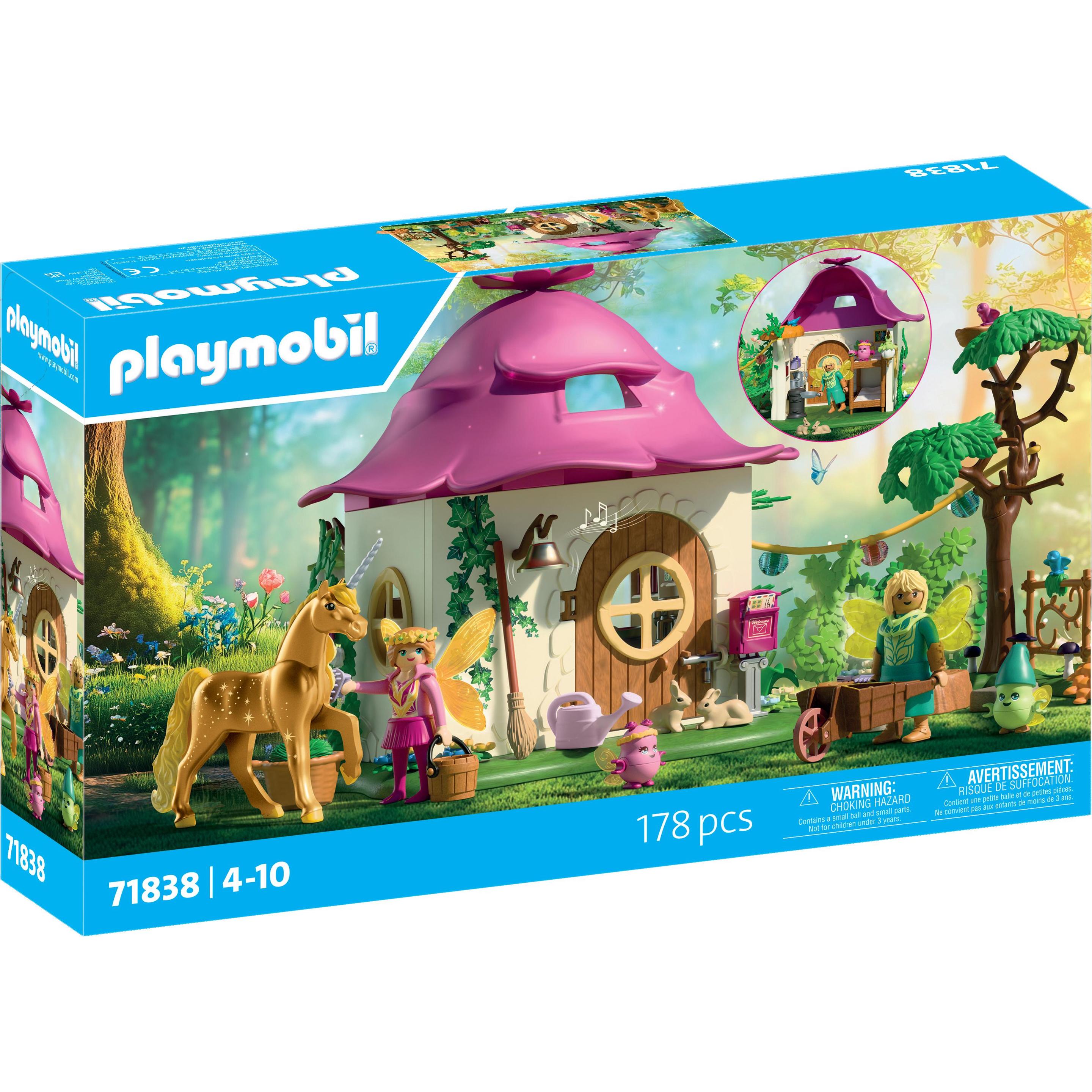 Playmobil Gemütliches Feenzuhause mit Goldeinhorn und Stall (71838) (71838)