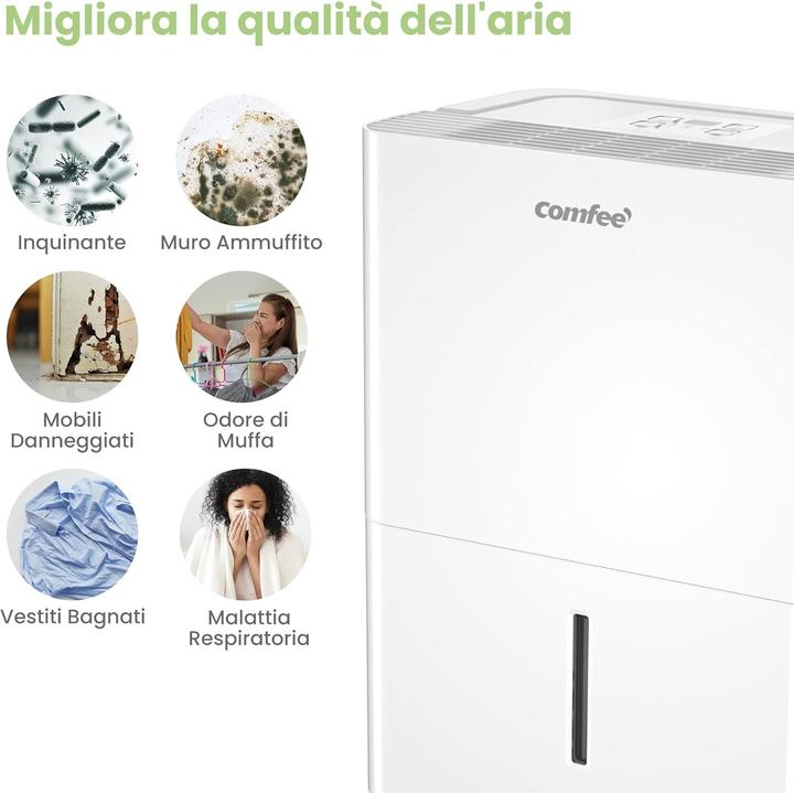 Produktbild Comfee Deumidificatore d'Aria Casa Muffa (20 m², 12 l/24h)