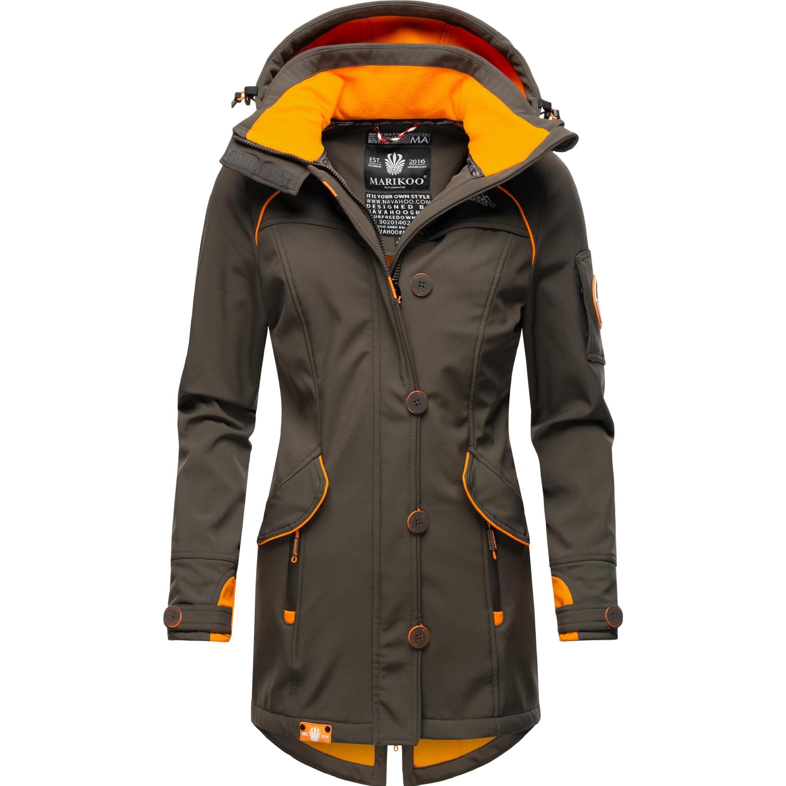 Marikoo, Damen, Jacke, Soulinaa (XS), Grau, XS