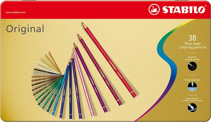 Image du produit STABILO Boîtier métallique original (38 x)