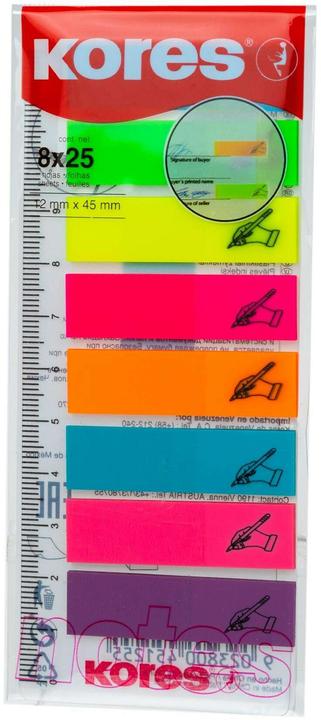 Kores Indexstreifen aus Folie mit ”Sign here” (45 x 12 mm)