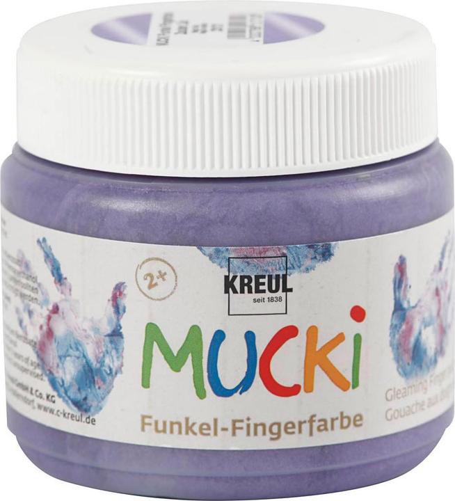 Actual product image Kreul Mucki Sparkle finger paint (150 ml)