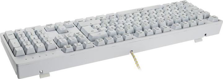 Actual product image CHERRY xtrfy K2 for gaming, Kailh Red - RGB-LED - White (DE, Cable)