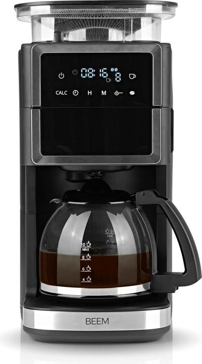 Beem Kaffeemaschine mit Kegel-Mahlwerk "Fresh-Aroma-Perfect III Duo" mit 1,25 l Glaskanne