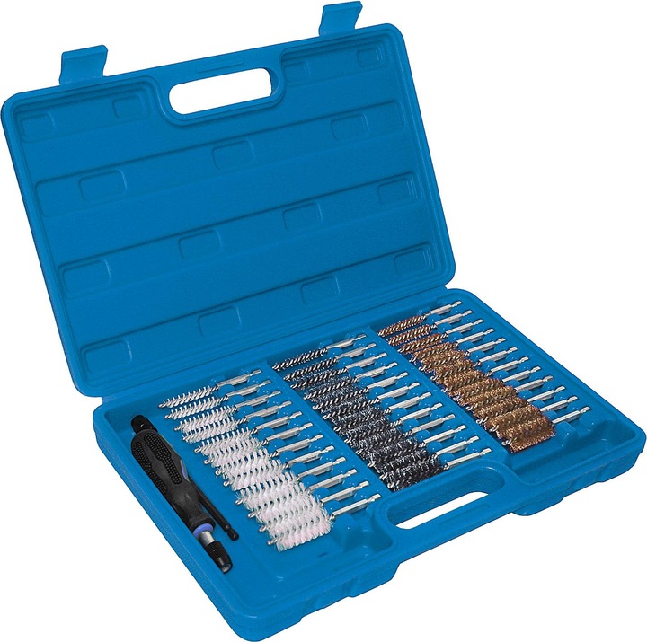 Actual product image Dema Hole brush set / Drill hole brushes 38 pcs. 8-19 mm