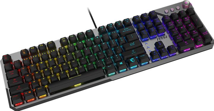 Actual product image MSI STRIKE 600 Silent Gaming Keyboard, wired (DE, Cable)