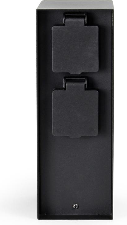 Image du produit Wiltec 2-Multiprise de Jardin Usage extérieur Acier fin 2 Voies Borne Indice IP44 avec Minuterie
