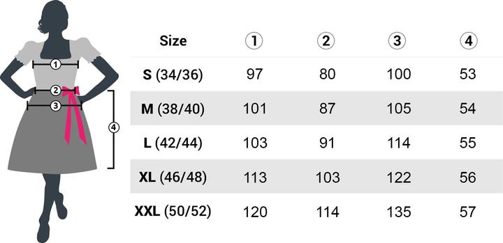 Produktbild tectake Dirndl Madl Modell 2 (XL)