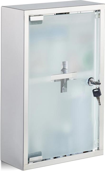 Immagine prodotto Relaxdays Armadietto porta medicinali (25 x 11 x 40 cm)