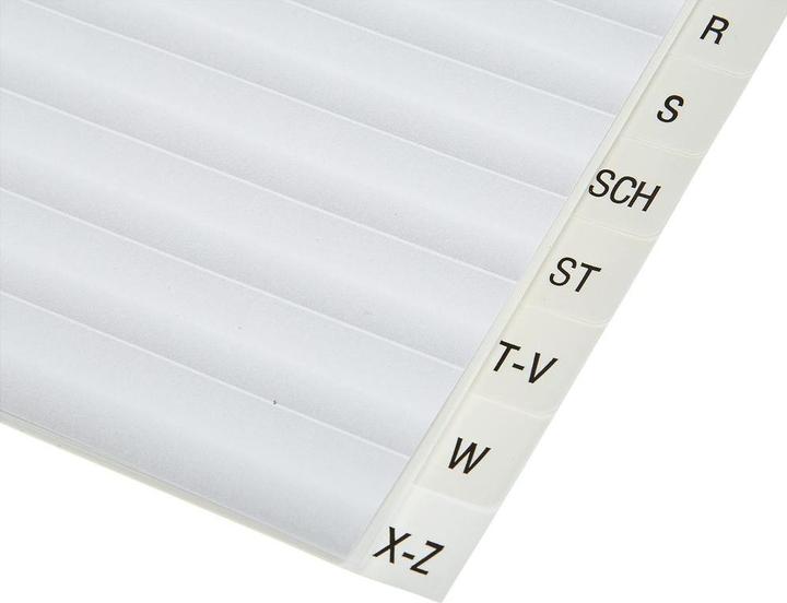 Actual product image Durable Index A4 A-Z 20-pcs. white