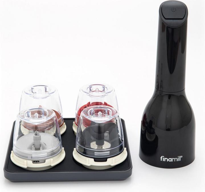 FinaMill BBQ set (Herbs, Pepper, Salt, Various spices)