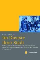 Produktbild Im Dienste ihrer Stadt (Deutsch, Klara H�bner, 2012)