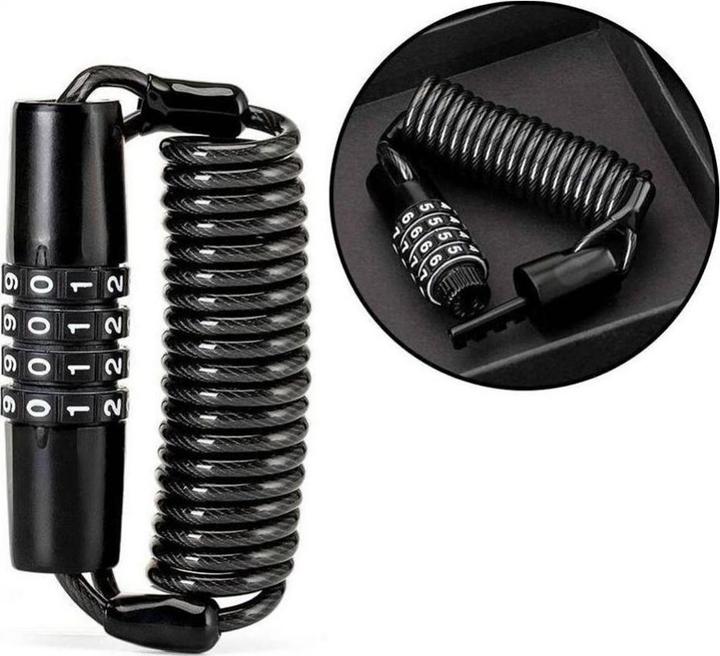 Image du produit Rockbros Antivol de vélo T609 avec combinaison de 1,5 m - noir