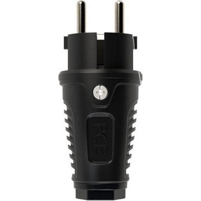 Thumbnail - PCE, Netzstecker + Netzkupplung, Stecker Schutzkontaktstecker Vollgummi IP44 0512-ss
