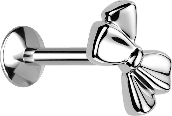 Produktbild Star Piercing Micro Threadless Labret UFO silber Masche silber (ohne Messing, Titan)
