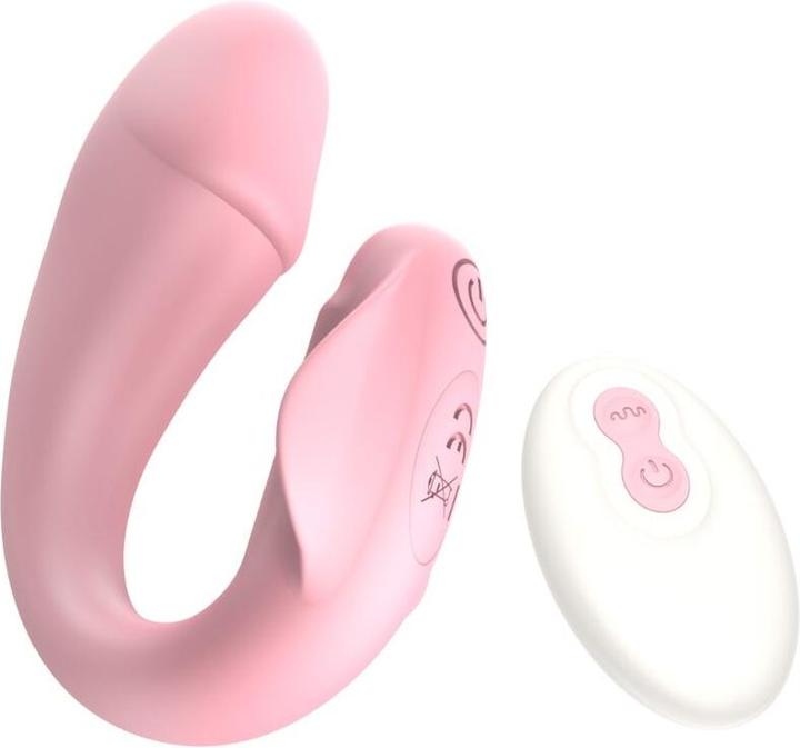 Actual product image Armony Freshfun Cici Stack-On Vibrator Remote Control And App 10 Vibrations Pink