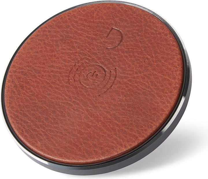 Decoded Qi Charging Ladepad für iPhones/Smartphones Cinnamon Brown (10 W)